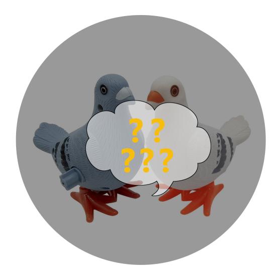 Yousheng 1/2/3/5/8/10Pcs Wind-up Pigeon Jumping Pigeon Spring Clockwork Toy Toddlers Boys Girls Educational Simulation Bird Walking Toy(Random Color)