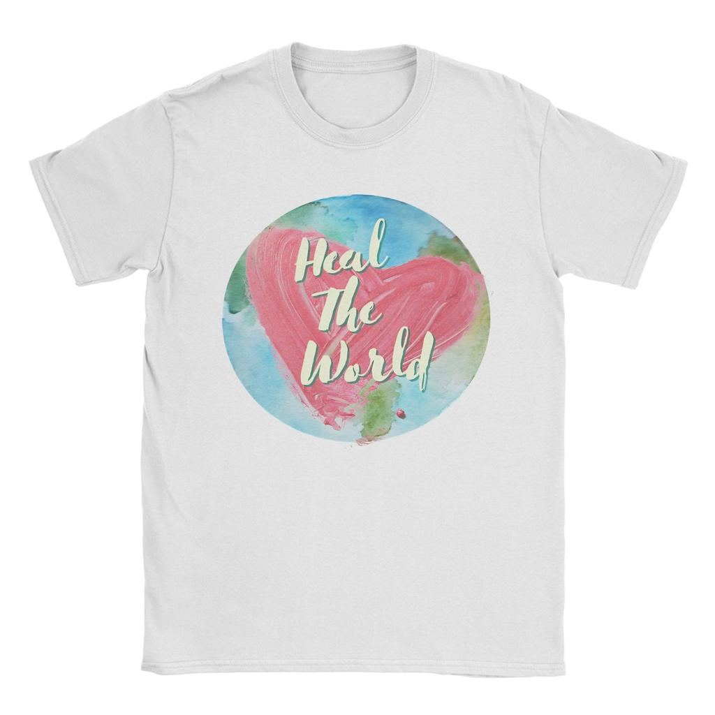 Earth Day Walk For Mj T Shirt Unisex Unisex Pure Cotton Funny Tshirt Round Neck Heal The World Tee Shirt Short Sleeve Tops Big Size