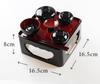 Fujishiro Kogeisha Japanese-made Buddhist Altar Offering Tray, Lacquerware, Nagamine, Dishwasher Safe (Bowl) (5.5 Inches (approx. 16.5 Cm))
