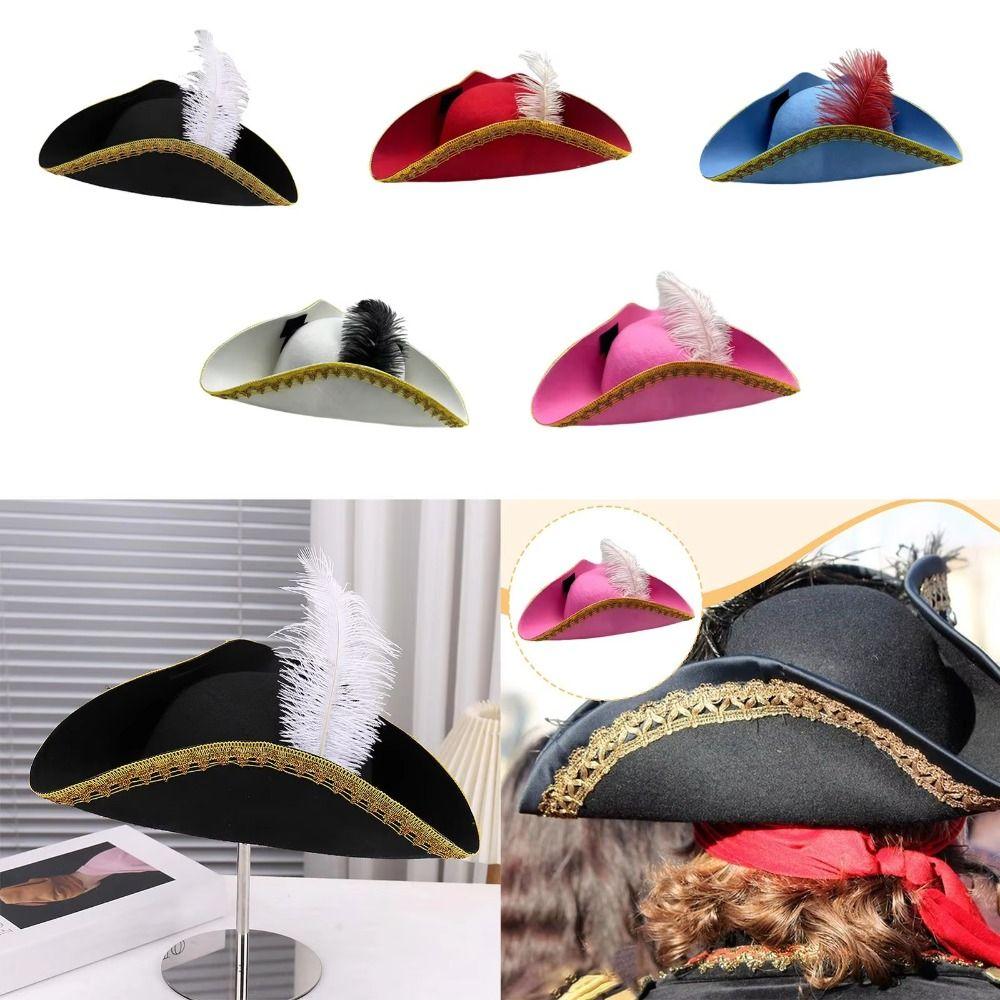 Vintage Design Cosplay Pirate Hat Carnival Party Party Pirate Cap Pirate Hat  Adults