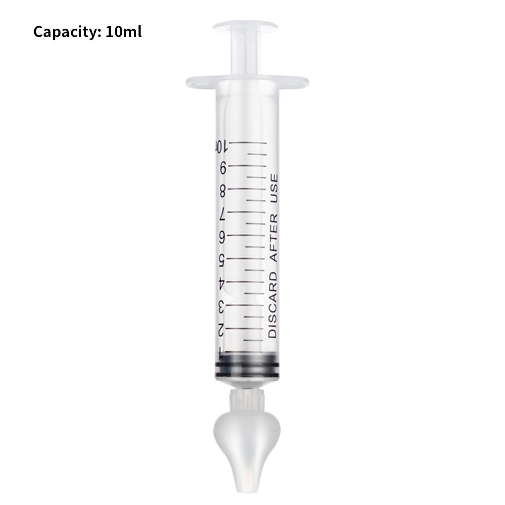 2 Pezzi Lavaggi Nasali per Neonati Tubo Siringa Pulizia Naso Bambino Cura del Neonato Aspiratore Nasale Pulitore 10ML Lavaggio Nasale per Rinite del Bambino
