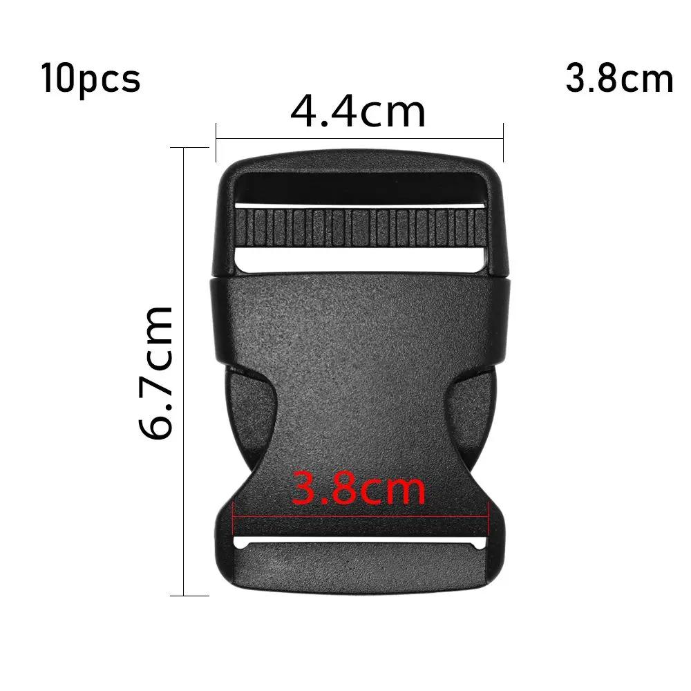 Dual Side Release Buckles Adjustable Buckle Backpack Bag Belt Strap Webbing DIY Craft Accessories Plastic