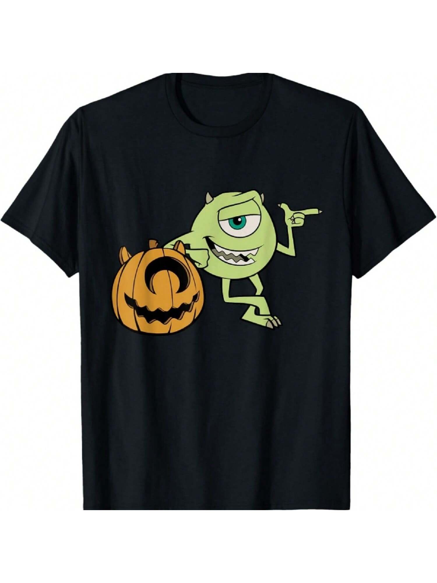 PIXAR Mike Halloween Pumpkin Pose T-Shirt S разноцветный