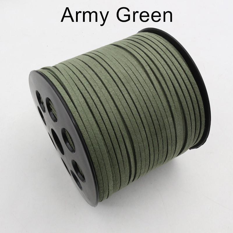 10m Double-Sided Velvet Cord, 2.5mm for DIY Pendant, Bracelet, Necklace Making