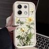 White Flower Pattern Case For Xiaomi Redmi Note 14 4G 13 Pro Plus Note 13 12 14 Pro 5G 11S 13C Soft TPU Silicone Phone Cover