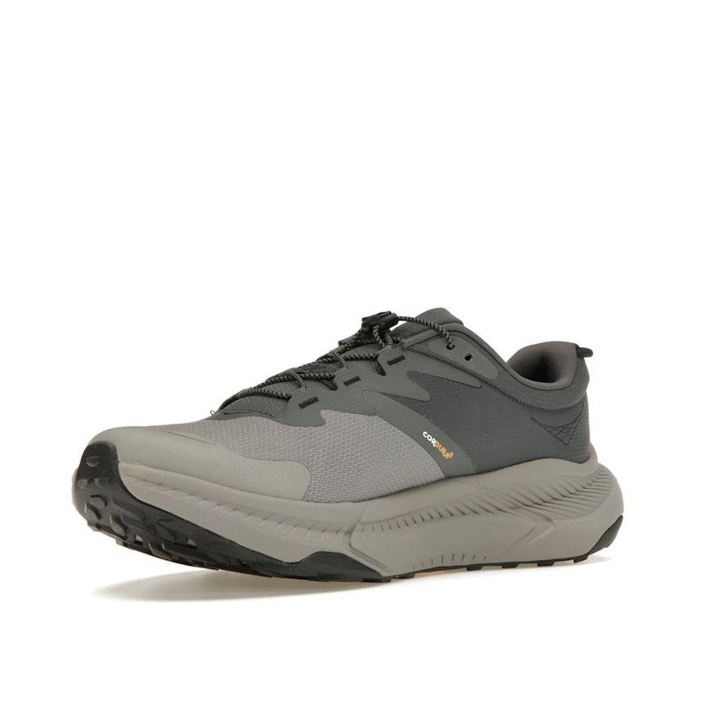 HOKA Transport Castlerock Black Men Sneakers Grey 1123153-CKBC