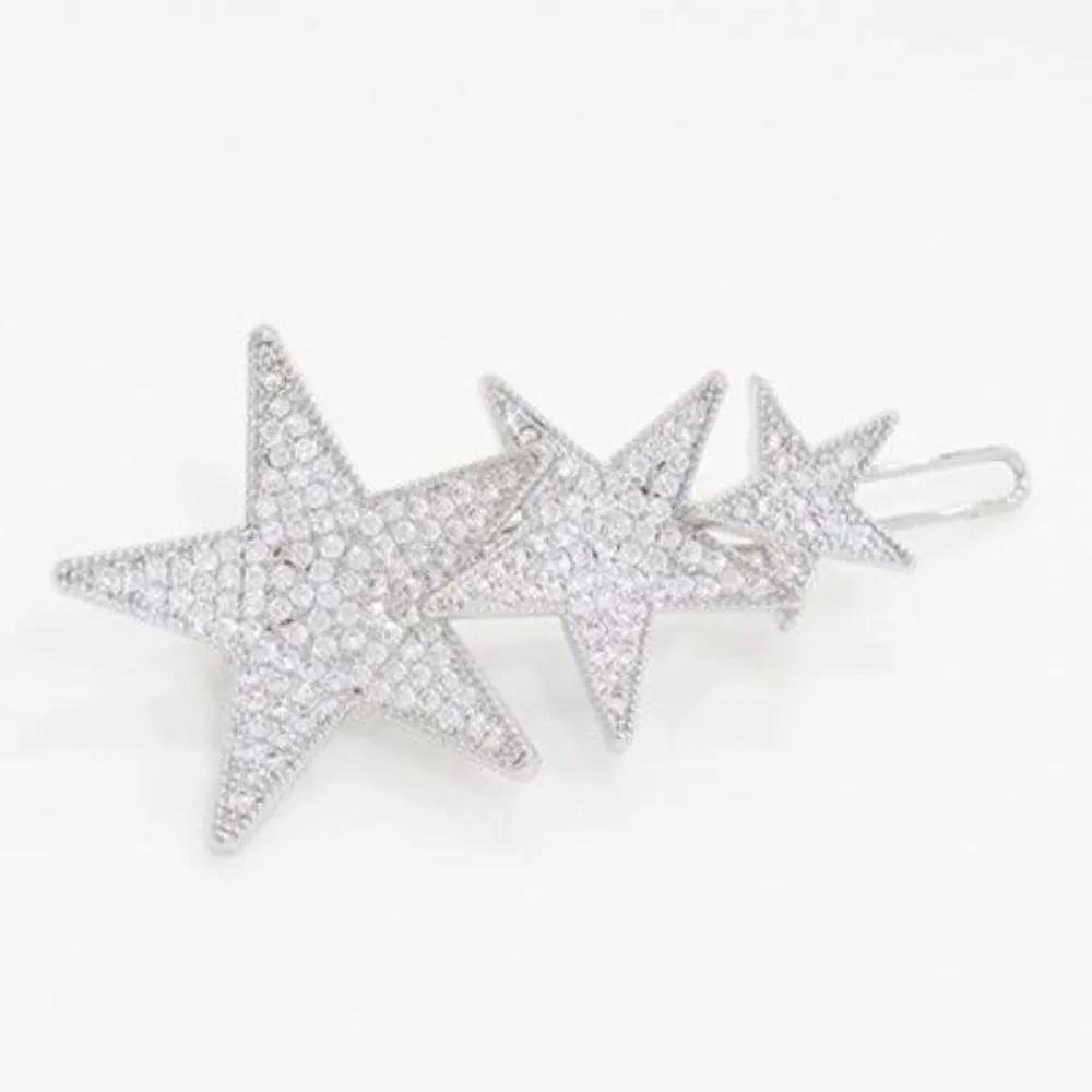 Women s Star Cubic Photo Shoot Snap Single Hairpin Hairpin A26689_Single Item FREE