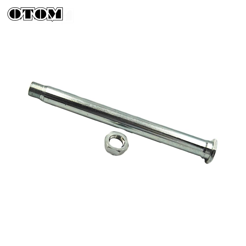 OTOM Motorrad Zubehör Vorderachse Hinterachse Radnabe Achse Mit Mutter Satz Für HONDA CRF250R CRF250X CRF450R CRF450X 2002-2019