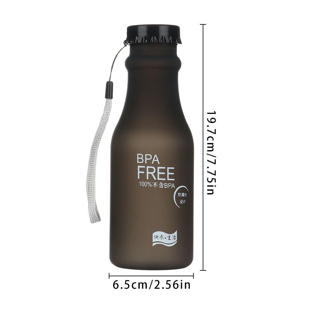 550ml Unbreakable Water Bottle Sports Drinking Bottle Cycling Traveling Running Climbing Plastic Portable Dull Polish Cup
