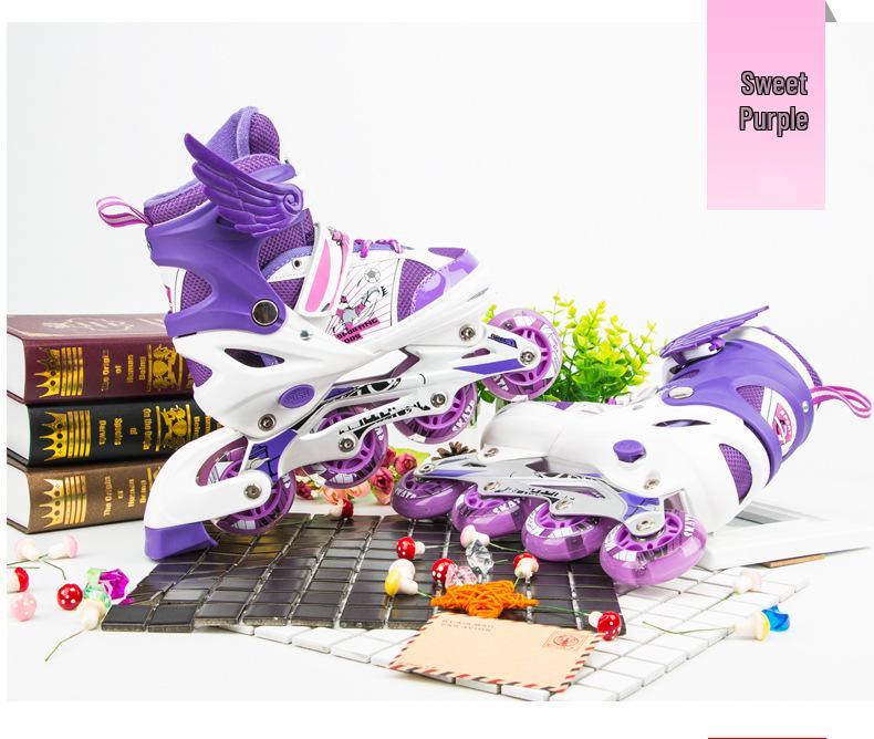 Children's Flashing Ice, Roller, and Inline Skates for Boys and Girls