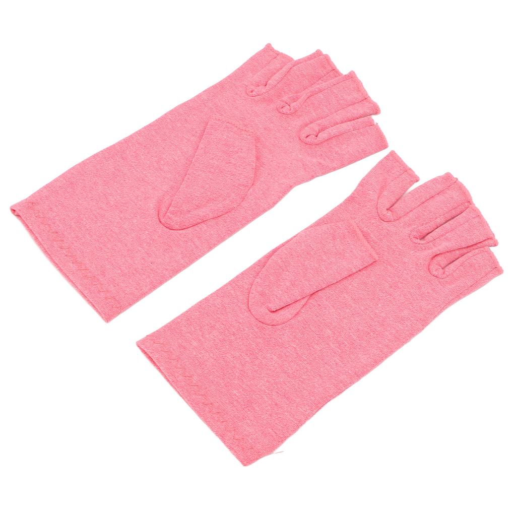 Arthritis Compression Gloves Rheumatoid Carpal Tunnel Soreness Relief Fingerless Gloves for Computer Typing M