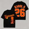 Karol G World Tour 2026 Grafika Koszulka 100% Bawełna Letnia Nowa Unisexs Unisexs Moda Y2k Streetwear Okrągły Dekolt Koszulka 26