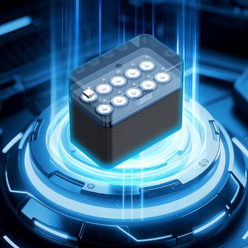 Battery Charging Case Storage Organiser For 2A 3A Rechargeable Batteries Type C Portable Charging Anti Slip Design