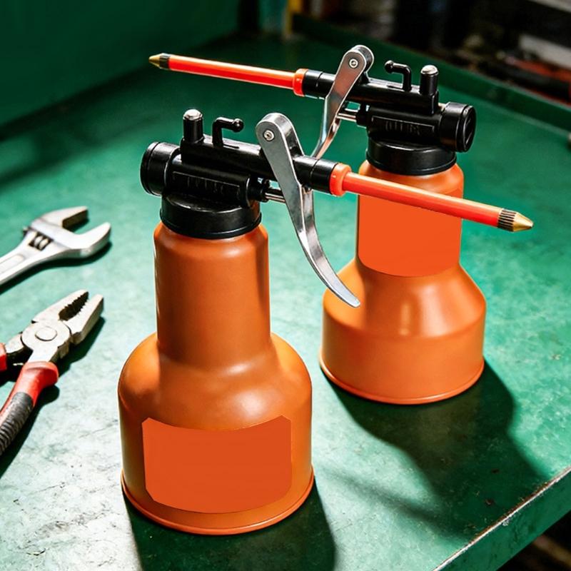 High Pressure Oil Can Manual Oil Guns With Extended Nozzle For Precise Lubrication And Maintenance 350ml 500ml Capacity