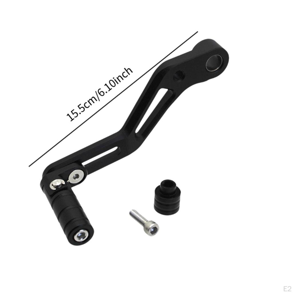 Adjustable Motorcycle Pedal Gear Lever, Replacement Aluminum Alloy Rod, Folding
