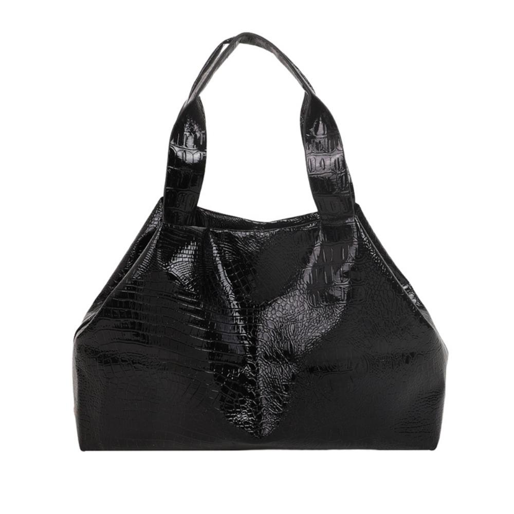 

Luxury Women Hand Bags Crocodile Commute Shoulder Bag New Female Tote Bag Outdoor чёрный