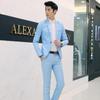 2017 Men's Slim Fit Korean Style Two-Piece Suit Set