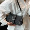 High-end Denim Canvas Underarm Bag Women's Fashion Chain Shoulder Crossbody Bag 2025 New Versatile Shoulder Bag