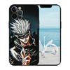 iPhone 15 Black TPU Case with Japanese Anime Painting, One Piece Pattern