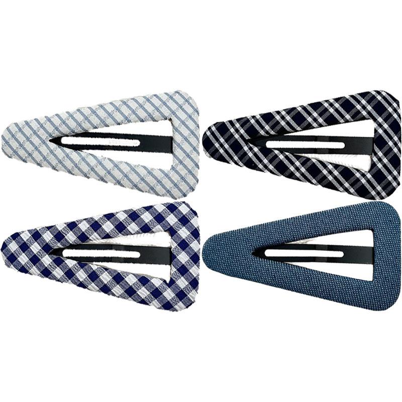 Korean Style Polka Dot Triangle Hair Clip Women's Fashionable and Simple BB Clip Hair Accessories