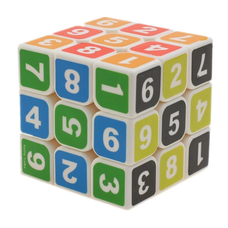 Zcube 1-9 Számkocka 3x3 Bűvös Kocka Puzzle Professzionális Matrica Nélküli Oktató Játék Gyerekeknek Ajándék fehér