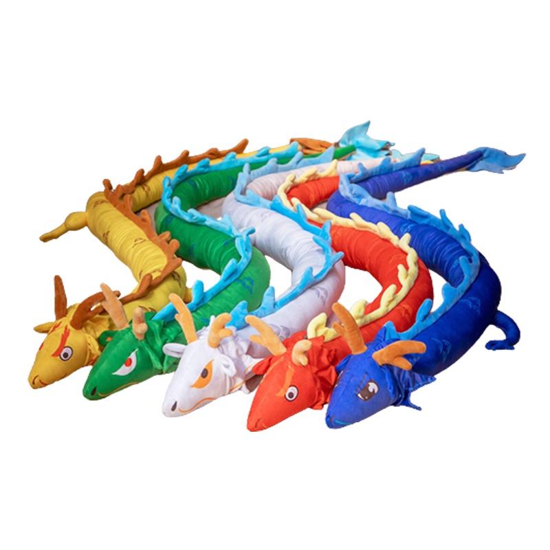 Chinese Dragon Plush Toy Pillow 5 Colors Available, Huge 4m Size