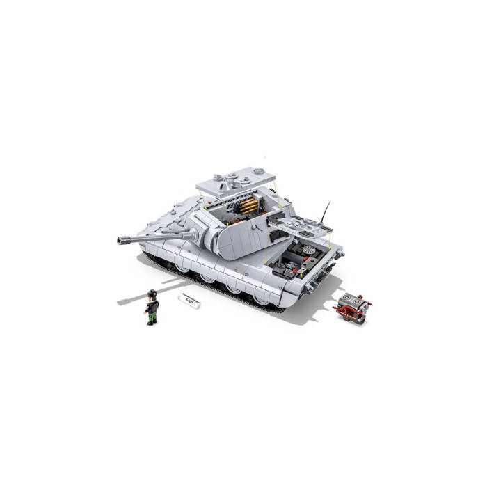 Maquette - COBI - 2572 - Panzerkampfwagen E-100 - Blanc - Pour enfants à partir de 6 ans
