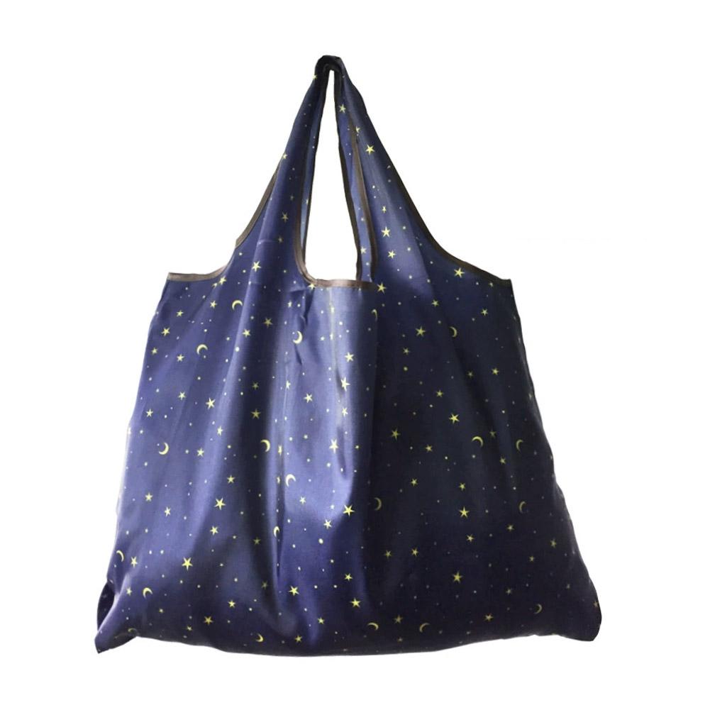 Oxford Cloth Folding Eco-friendly Shopping Bag Hand In Hand With Storage Bag Shoulder Bag Large Capacity Supermarket Lightweight
