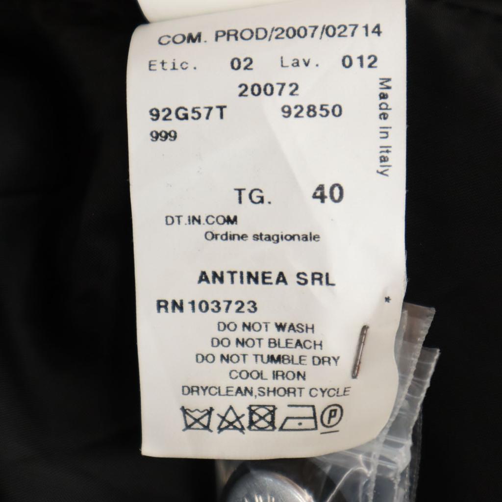 Emporio Armani Made In Italy Striped Pattern Velor Tailored Jacket 40 Women Used