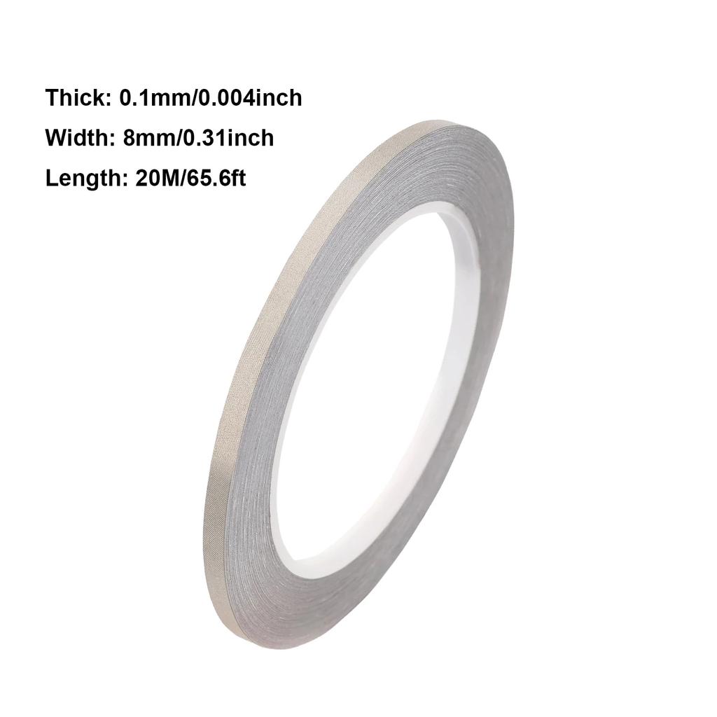 1pcs 20 Meter Double Conductive Fabric Cloth Tape Single-Sided Laptop Cellphone LCD EMI Shielding Adhesive Tape