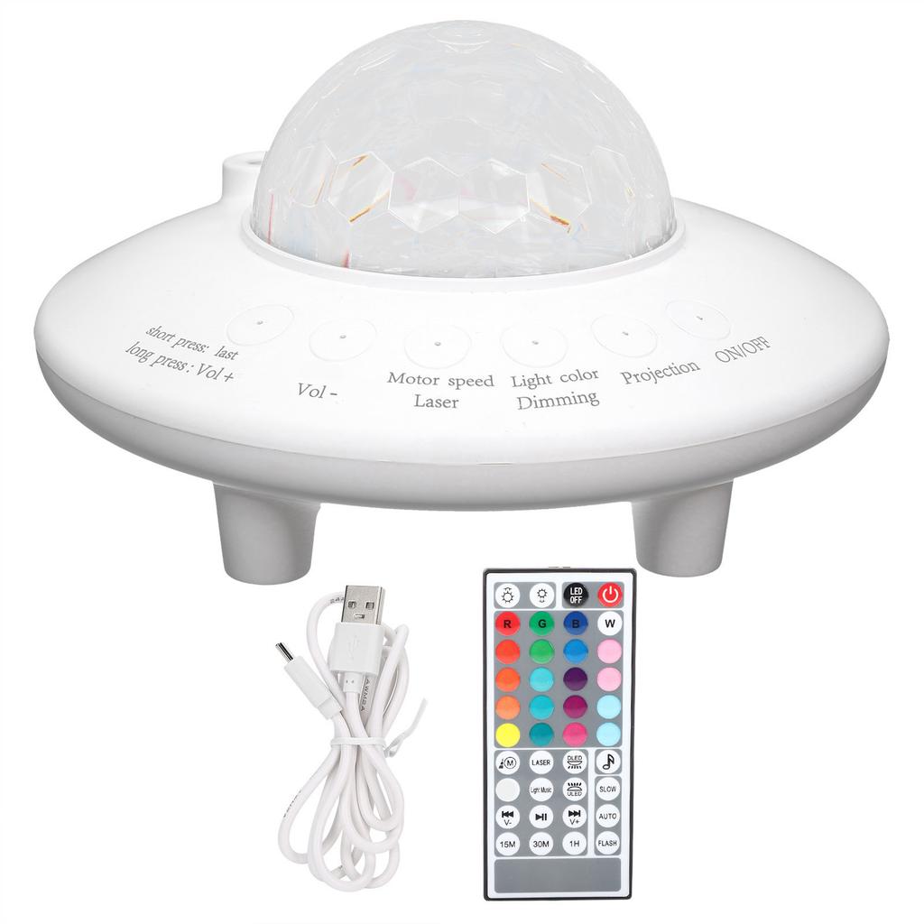 LED Night Light USB RGB Bluetooth Projector Light Projection Lamp for Party Decor Birthday Gifts