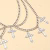 Hottie Cross Pendant Waist Chain Temperament Multi-layer Waist Chain  Body Chain