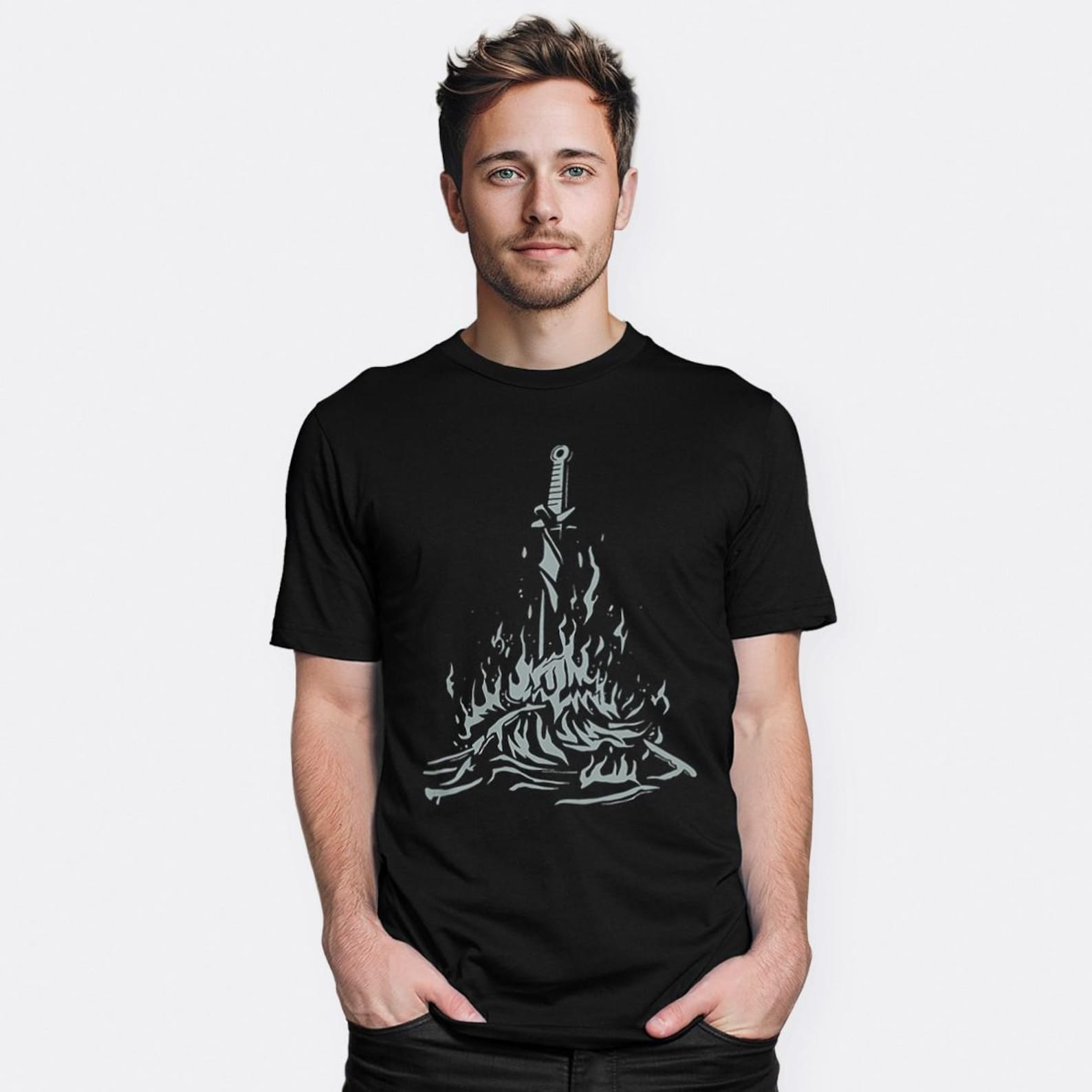 Dark Souls Graphic T-Shirt, Men s and Women s Sizes (DRK-018020) L