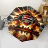 Arsenal Football Club Theme Automatic Umbrella, Lightweight & Portable, 8 Rib, Perfect for Outdoor Travel, Birthdays, Christmas, Gifts.