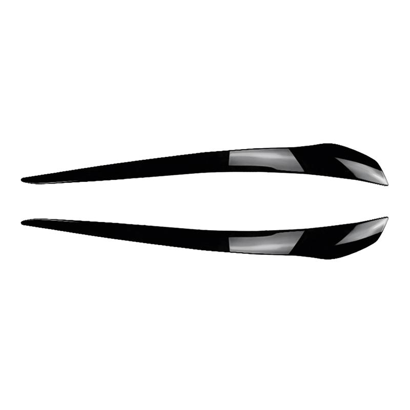 

Car Gloss Black Headlight Eyebrow Sticker Cover Trim For BMW E92 E93 LCI 2010-2012 Car Accessories