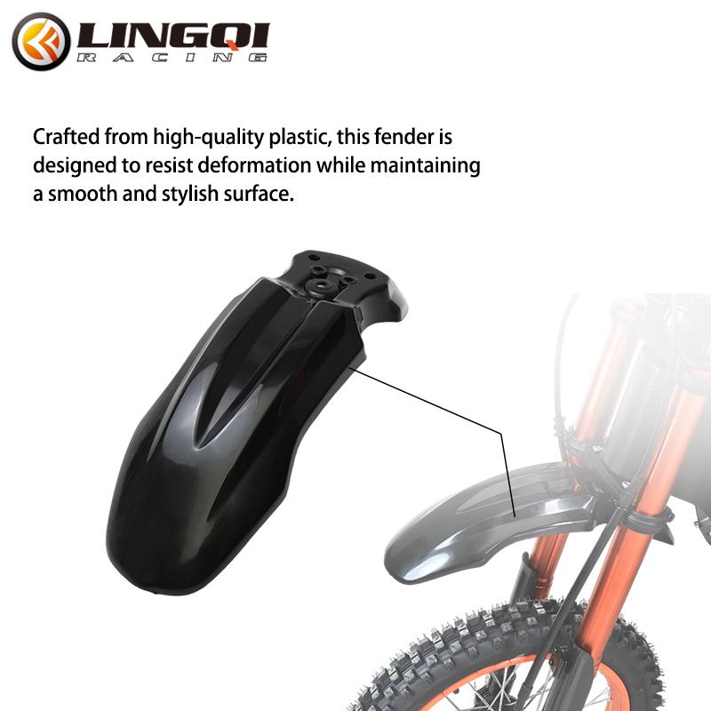 LINGQI Motorcycle Front Fender Mudguard Cover Fairing Kits Protection Fenders For CRF50 Motocross Pit Dirt Bike Tuttio Parts