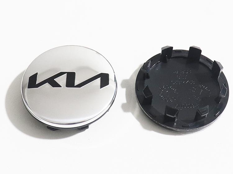 ENTQ1 4pcs new 58mm 8pins kia logo car emblem Wheel Center Hub Cap auto Rim refit dust-proof badge covers sticker styling accessories