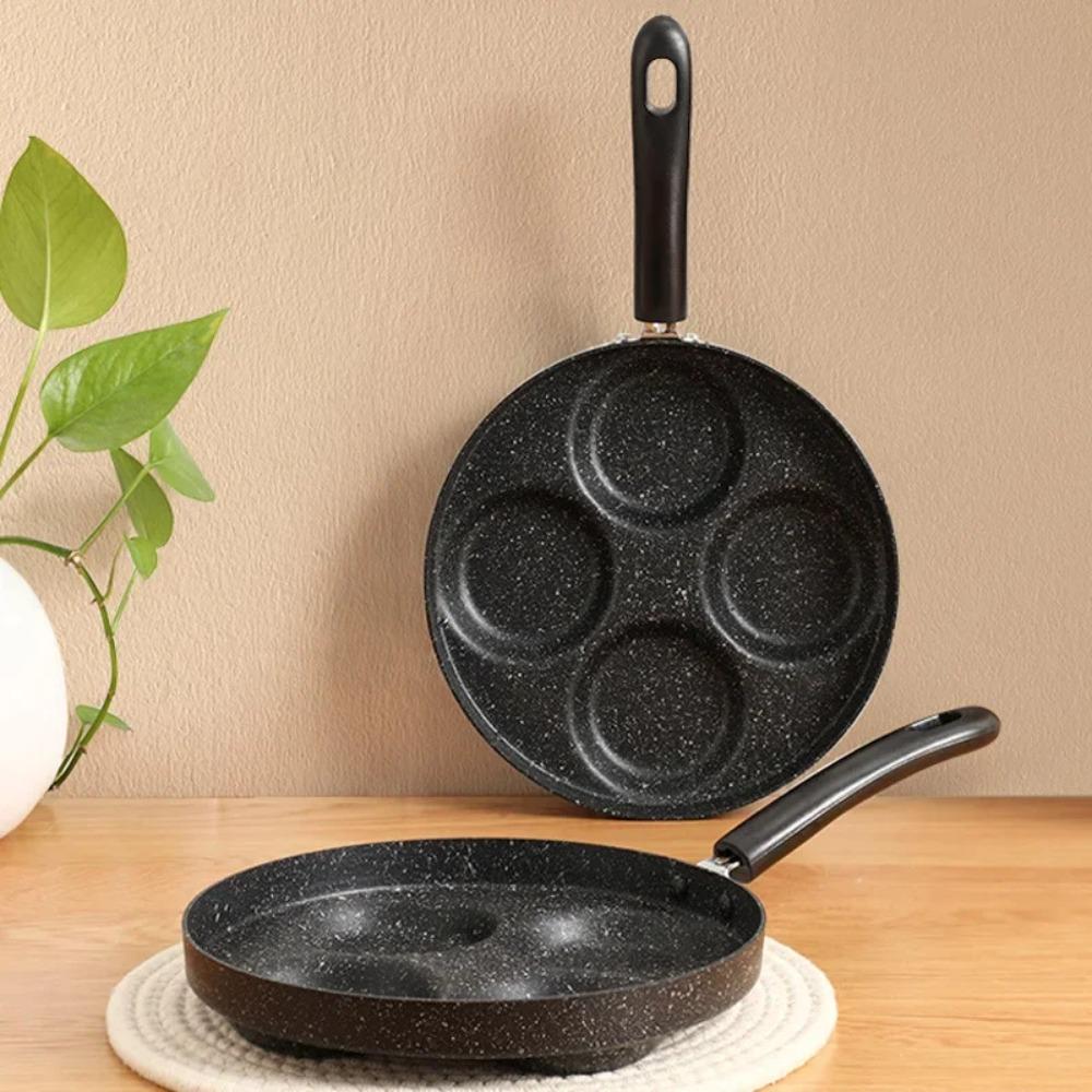 Divided Egg Ham Pans Round Egg Frying Pan Durable Egg Cooker  Restaurant