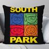 Animated Movie S-South Park Pillow Case Square Pillow Bedroom Sofa Leisure Comfort Cushion Car Living Room Home Decoration 40X40