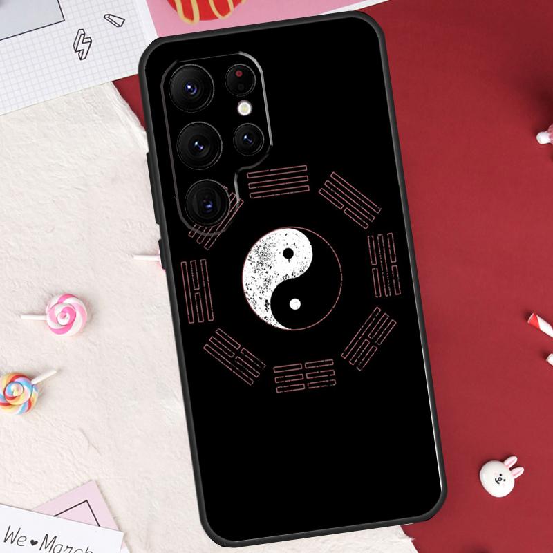 Eight Diagrams Taiji Yin Yang Case For Samsung Galaxy S25 FE S23 FE S20 S21 S22 S24 S25 S26 Ultra S10 S25 Plus Cover Shell