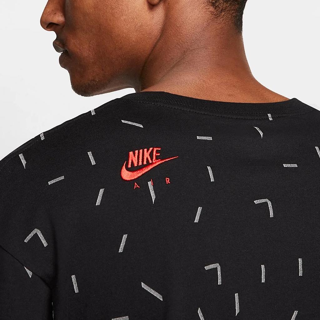 Jordan Reflective Sports Short-Sleeve T-Shirt Men Tops Black CW7101-010