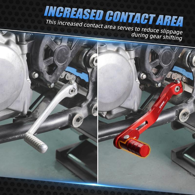 NEW ATV For Honda TRX 450R TRX 450ER Folding Shifter Shift Lever Aluminum Thicker Sturdier Quad Accessories OEM24700-HP1-305
