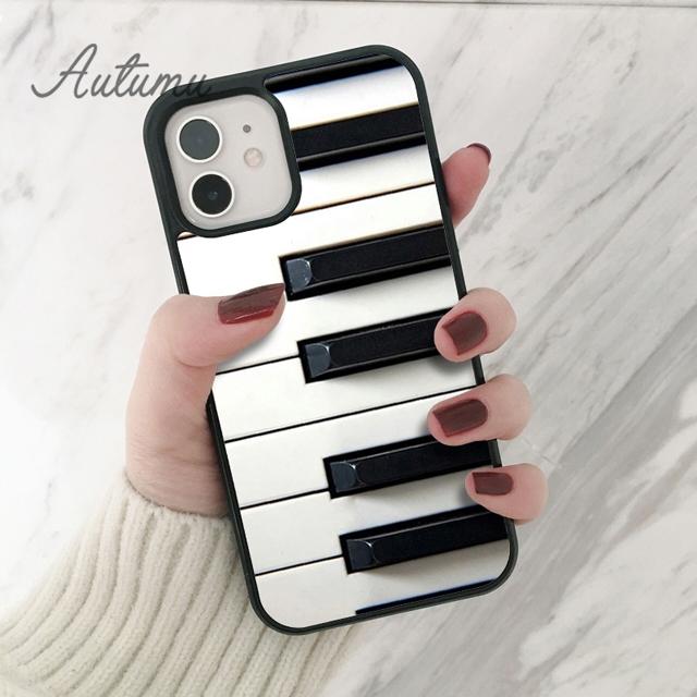 

Чехол для телефона с музыкой «Фортепианная гитара» для iPhone 11 12 13 14 Pro Max mini X XR XS SE 2020 6S 7 8 Plus Samsung Galaxy S21 S22 Samsung S22ultra