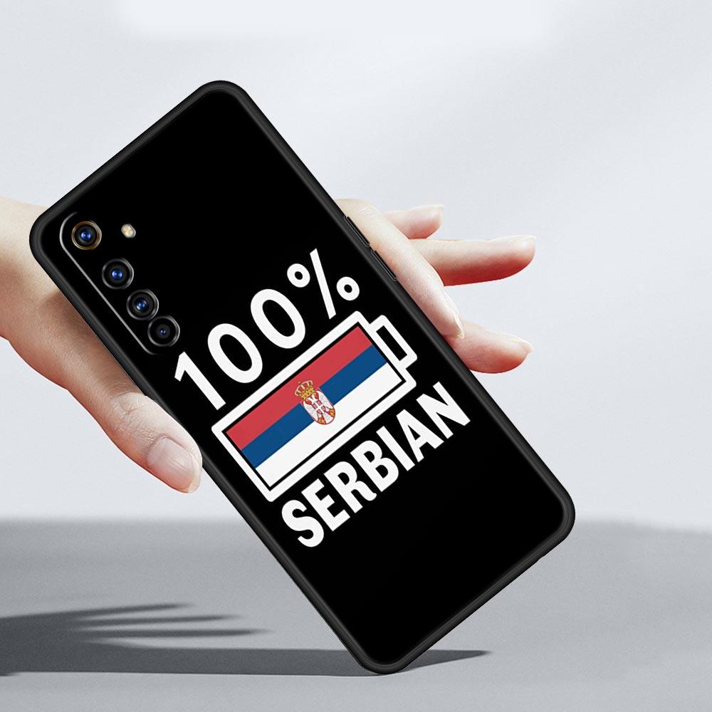 Serbia Flag For Realme 11 10 9 8 5G 7 6 GT2 Pro Plus C21 C11 C25 C35 Soft Silicone Cover For Realme GT Neo 2 3 3T Phone Case