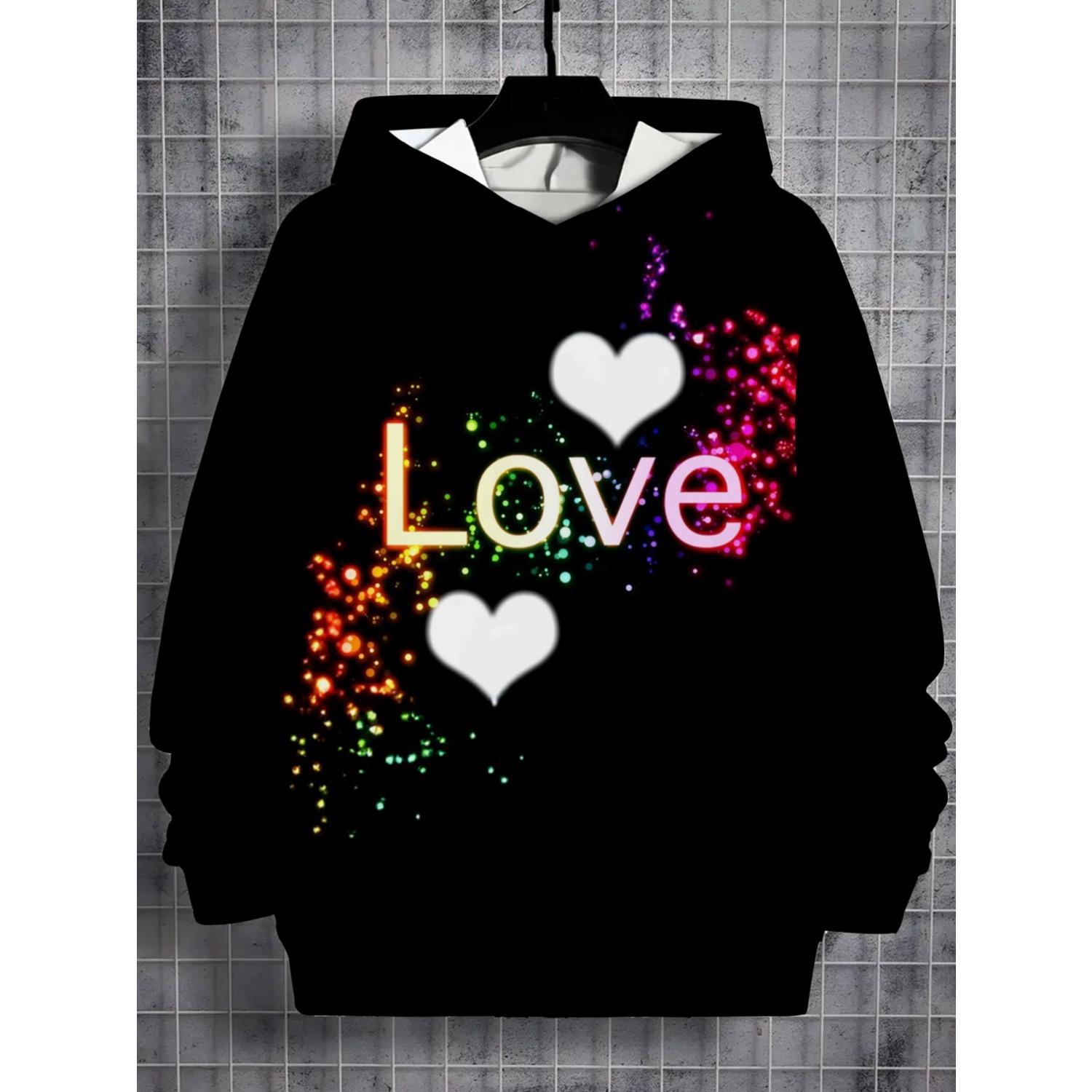 

Нова 3D-надрукована толстовка з капюшоном, модна толстовка з довгим рукавом і капюшоном, зручний пуловер для хлопчиків і дівчаток, дитяча худі 13-14Y