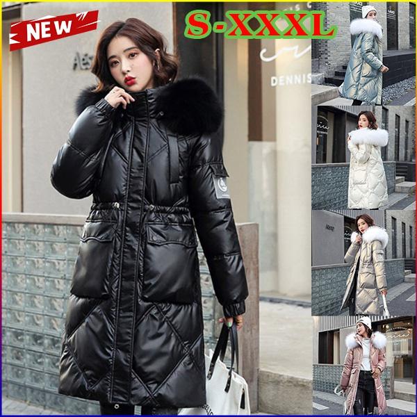 

Модное женское зимнее пуховое пальто, одежда с хлопковой подкладкой, утепленное пуховое повседневное зимнее пальто, длинная куртка, парка на пуху