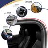Car Door Rubber Seal Strip, Car Weather Stripping, Double Layer L Shape Automotive Weather Stripping, Self Adhesive Auto Door Soundproofing