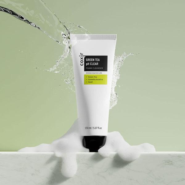 Coxir Green Tea pH Clear Cleanser 150ml