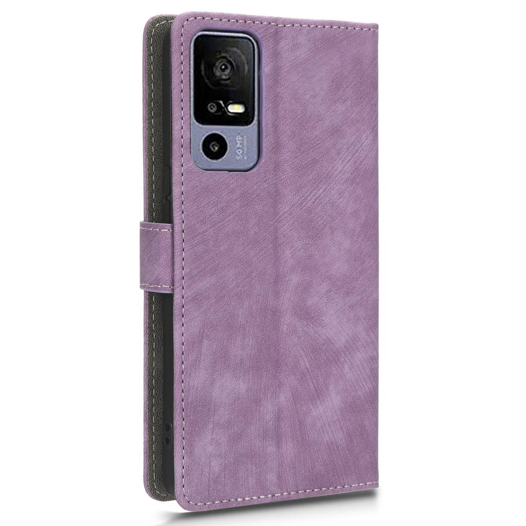 RFID Blocking Phone Case for TCL 40R 5G,Wallet Stand Leather Phone Cover with Strap