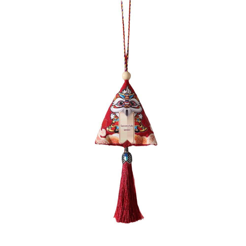 Handmade Zongzi Sachet with Tassel - Mugwort Mosquito Repellent, Dragon Boat Festival Gift Box Souvenir